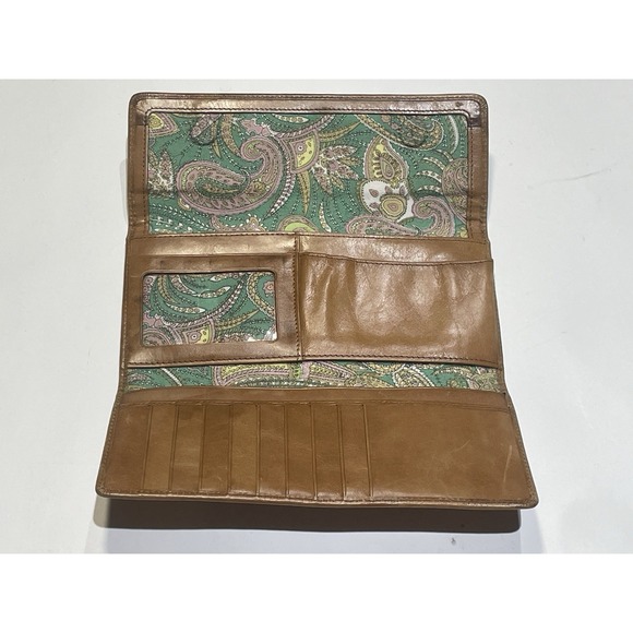 Hobo International Handbags - Hobo International Sadie Trifold Wallet With Cedar  Brown Leather‎